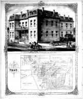 St James Hotel, Plat of Troy, Madison County 1873 Microfilm